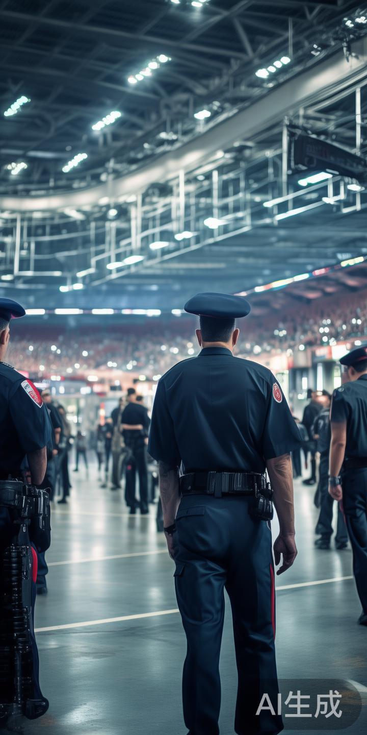 在举办足球赛事时，安全保障体系的完善是保障赛事顺利